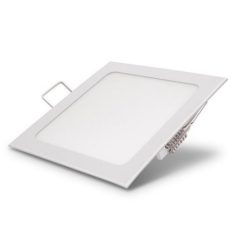   LED panel 18W négyzet beépíthető természetes fehér 2453