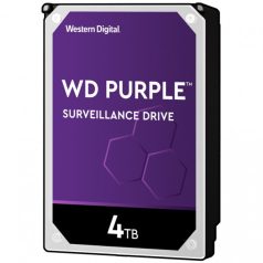   Western Digital WD43PURZ WD Purple; 4 TB biztonságtechnikai merevlemez; 256 MB cache; 24/7 alkalmazásra;nem RAID kompatibilis