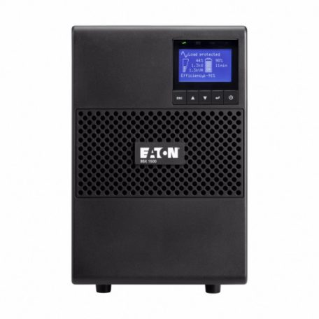 Eaton 9SX1500I 9SX sorozatú szünetmentes tápegység; torony kivitel; 1500 VA; 1350 W; USB csatlakozó