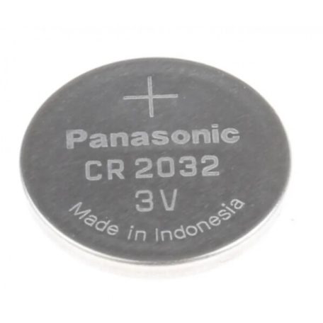 Panasonic CR2032-1B-PAN Lítium gombelem; 3 V; 20x3,2 mm; 220 mAh; nem újratölthető