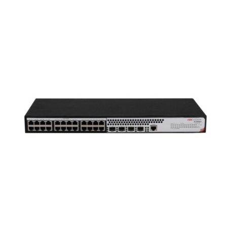 Hikvision DS-3E2528-H 28 portos gigabit switch; 24 port / 4 SFP uplink port; menedzselhető