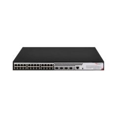   Hikvision DS-3E2528P-H 28 portos gigabit PoE switch (370 W); 24 PoE+ / 4 SFP uplink port; menedzselhető