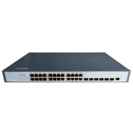 Hikvision DS-3E3730 30 portos switch; L3; 24 gigabit ethernet port + 6 10G SFP + uplink port