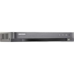   Hikvision DS-7204HTHI-K1 (S) 4 csatornás THD DVR; 8MP@12fps; 5MP@20fps; 4MP@25fps; max.8×8MP IP; I/O; koax audio