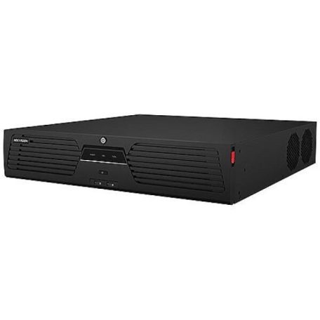 Hikvision DS-9616NI-M8/R 16 csatornás NVR; 320/400 Mbps be-/kimeneti sávszélesség; riasztás I/O; eSata; redundáns táp