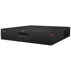   Hikvision DS-9616NI-M8 16 csatornás NVR; 320/400 Mbps be-/kimeneti sávszélesség; riasztás I/O; eSata