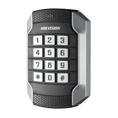   Hikvision DS-K1104MK Kártyaolvasó 13.56 MHz (Mifare); RS485 és Wiegand kimenet; kültéri; billentyűzettel