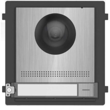 Hikvision DS-KD8003-IME1/S Társasházi IP video-kaputelefon kültéri főegység; fém; moduláris; rozsdamentes acél