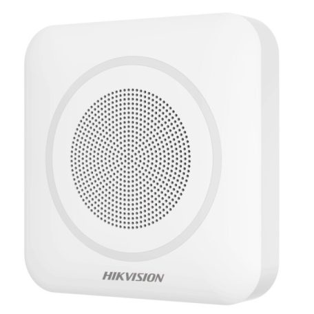 Hikvision DS-PS1-II-WE/Blue Vezeték nélküli beltéri sziréna AXPro központokhoz; 110 dB; 868 MHz; 4x CR123A; kék