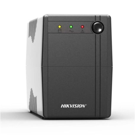 Hikvision DS-UPS1000 Szünetmentes tápegység; 1000 VA/600 W; beépített akkumulátor 12V/9Ah; 2 db Schuko(DIN)