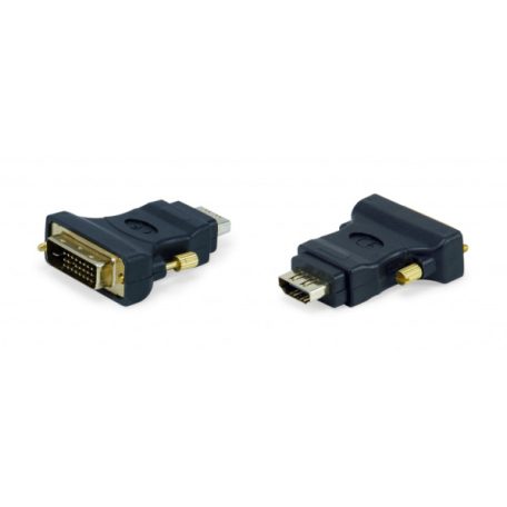 Equip EQUIP118908 HDMI-DVI átalakító (24+1); anya/apa; fekete