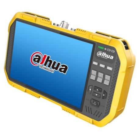 Dahua PFM907-E 7" kijelzőbe integrált HDCVI/AHD/TVI/CVBS/IP teszter; audio; RS-485; wifi teszter