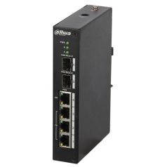   Dahua PFS3206-4P-96 6 portos PoE switch (96 W); 3 10/100 PoE+ / 1 Gbit HiPoE / 2 SFP uplink port; nem menedzselhető