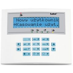   Satel INT-KLCDL-BL LCD kezelő INTEGRA központokhoz; kék háttérfény és kijelző