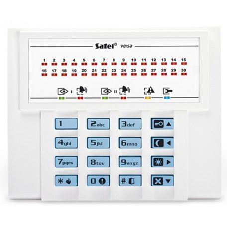 Satel VERSA-LED-BL LED kezelő VERSA központokhoz; kék háttérfény