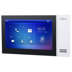   Dahua VTH2421FW-P IP video-kaputelefon beltéri egység; 7" TFT érintő kijelző; 1024x600 felbontás; fehér