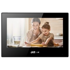   Dahua VTH5321GB-W Android IP video-kaputelefon beltéri egység; 7" TFT érintő kijelző; 1024x600 felbontás; wifi; fekete