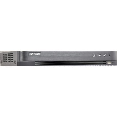 Hikvision iDS-7204HQHI-M1/S/A (C) 4 csatornás AcuSense THD DVR; 4MP lite@15fps, 1080p@15fps + 1x6 MP IP; koax audio; riasztás I/O