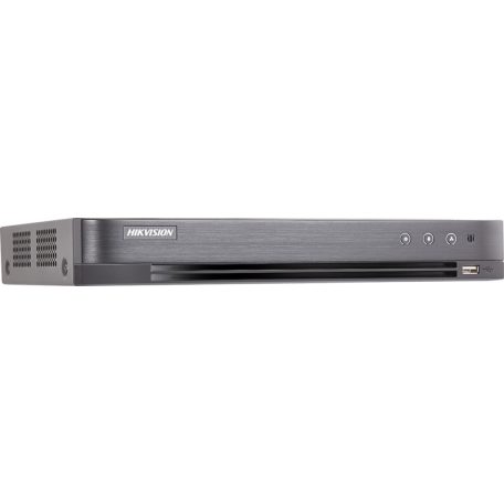 Hikvision iDS-7208HUHI-M2/S/A 8 csatornás AcuSense THD DVR; 8MP@8fps; 5MP@12fps; 4MP@15fps; 2MPp@25fps; + 4x8 MP IP; riasztás I/O